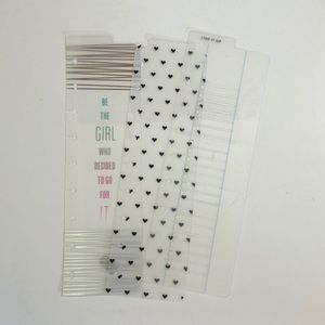 Classic Happy Planner Dashboard Bookmark & Stencil
